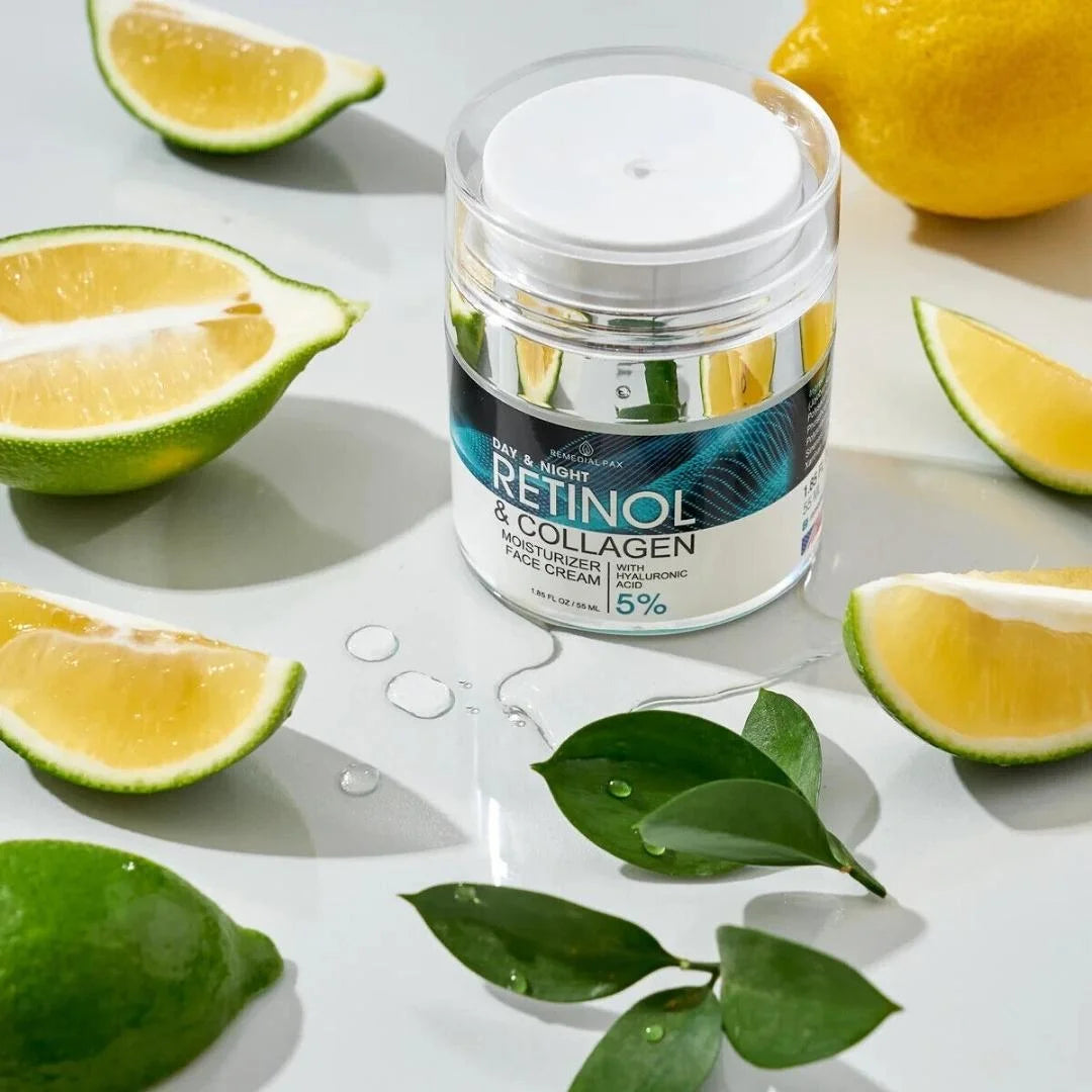 Creme facial com 1% de retinol – antirrugas, hidratante e suave