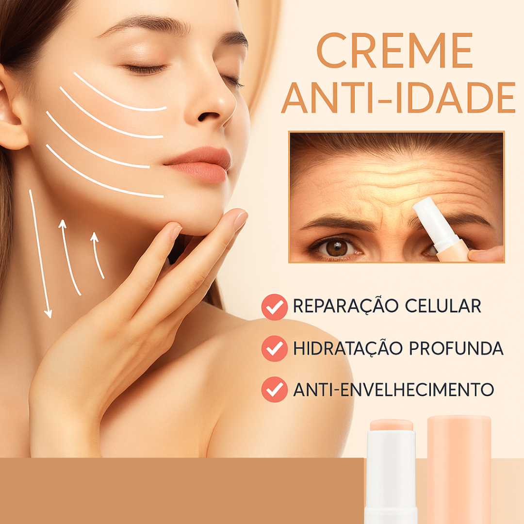 Creme Antirrugas Anti-Idade | Livre-se das rugas imediatamente