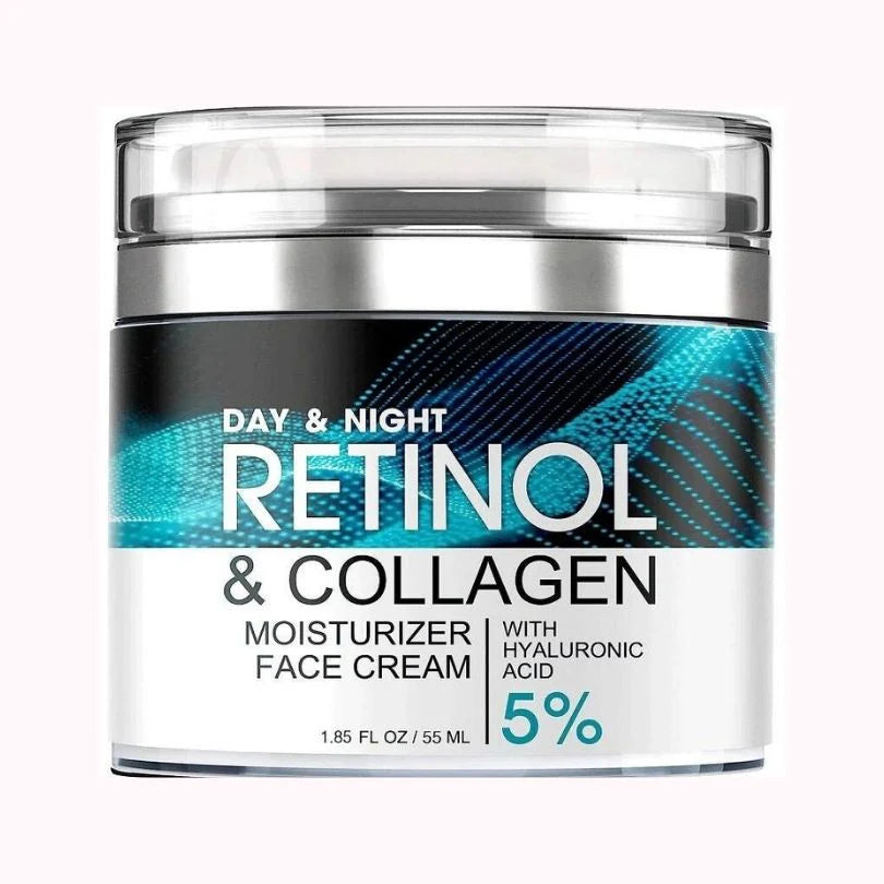 Creme facial com 1% de retinol – antirrugas, hidratante e suave