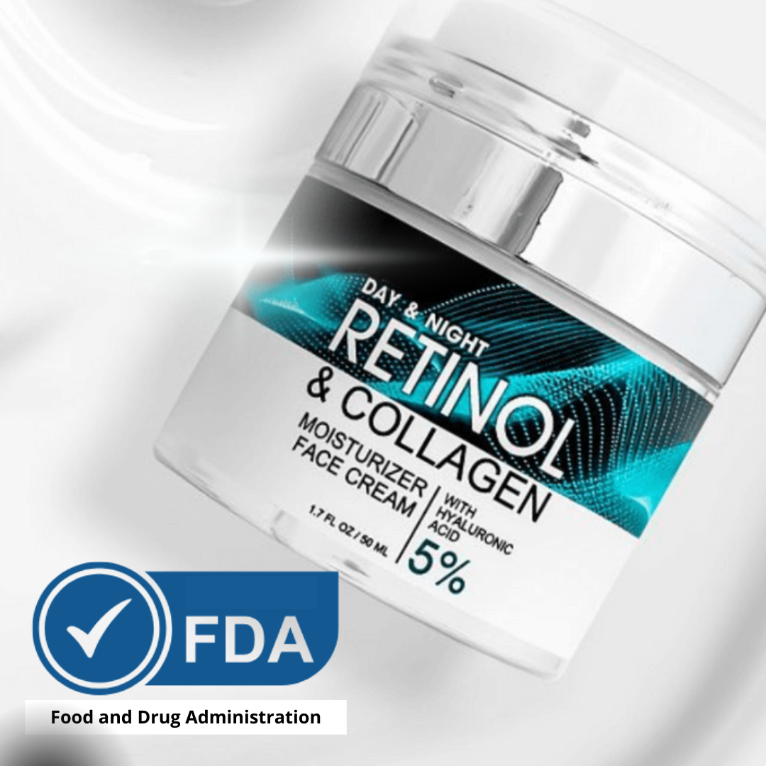 Creme facial com 1% de retinol – antirrugas, hidratante e suave